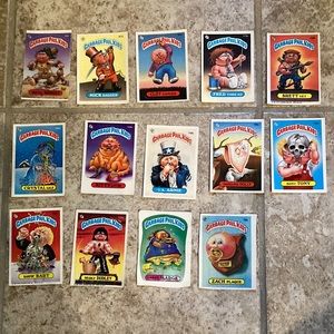 RARE, VINTAGE Garbage Pail Kids cards!